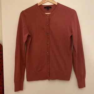Ann Taylor salmon/pink cardigan sized medium